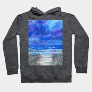 Moody skies and sand dunes Hoodie